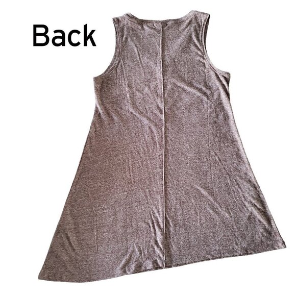 LOGO by Lori Goldstein Sleeveless Asymmetric Tunic Linen Blend Knit Size XS - Picture 3 of 15